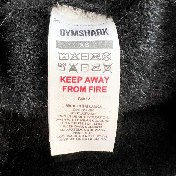 Gymshark Whitney Simmons Oversized Eyelash Knit Sweater Womens XS Fuzzy Athletic - Picture 7 of 7